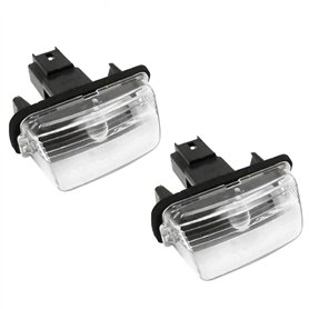 (Lot de 2) Éclairage Lumière de Plaque d'Immatriculation avec Ampoule compatible avec BERLINGO C3 C4 C5 DS4 SAXO XSARA 206 207 3