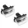 (Lot de 2) Éclairage Lumière de Plaque d'Immatriculation avec Ampoule compatible avec BERLINGO C3 C4 C5 DS4 SAXO XSARA 206 207 3