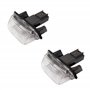 (Lot de 2) Éclairage Lumière de Plaque d'Immatriculation avec Ampoule compatible avec BERLINGO C3 C4 C5 DS4 SAXO XSARA 206 207 3