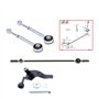 Kit de Réparation de 3 Tringleries Boite Sélecteur de Changement de Vitesse AVEC Renvoi de Commande de Boite avec Vis compatible