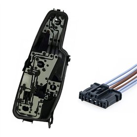 Platine Porte Ampoule de Phare Arrière Droit Côté Passager AVEC Faisceau Connectique Électrique compatible pour 308 SW Phase 1-6