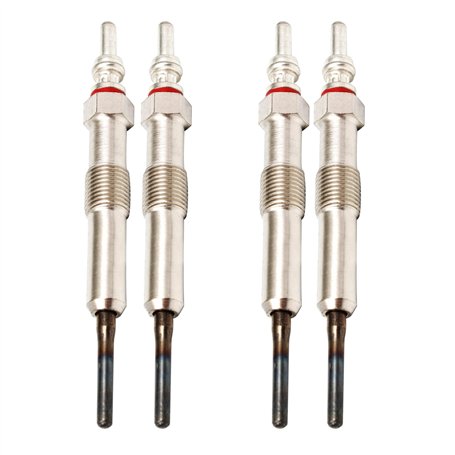 (Lot de 4) Bougie de préchauffage compatible avec Dokker Duster Logan Lodgy Sandero Classe A B CLA Citan Qashqai Micra Note Clio