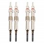 (Lot de 4) Bougie de préchauffage compatible avec Dokker Duster Logan Lodgy Sandero Classe A B CLA Citan Qashqai Micra Note Clio