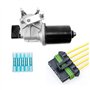 Moteur d'Essuie Glace Avant AVEC Prise Faisceau Connectique compatible pour JUMPER 3 DUCATO 3 BOXER 3-1340683080 6405ER