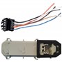 Prise Reparation Faisceau Connectique avec Fiche Electrique + Platine Porte Ampoule Feu Arrière Gauche ou Droit compatible pour