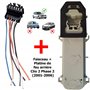 Prise Reparation Faisceau Connectique avec Fiche Electrique + Platine Porte Ampoule Feu Arrière Gauche ou Droit compatible pour 