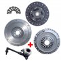 Partsline Kit Embrayage Complet avec Volant-Moteur Butée Hydraulique Compatible pour Dokker Duster Logan Sandero, Juke Qashqai N