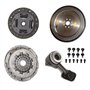Kit Embrayage Complet Volant Moteur Rigide avec Butée Hydraulique compatible pour FOCUS TOURNEO TRANSIT CONNECT 1.8 TDCi 90/100/