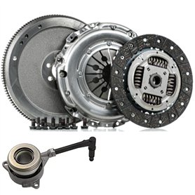 Partsline Kit embrayage volant moteur rigide pour A3 Golf V VI Leon Octavia II – 2.0 TDI TFSI – 03G105266AF 03L105266A 03G105266