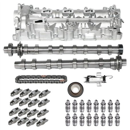 Partsline Kit d'arbre à cames complet avec chaine de 8 mm compatible avec les motorisations 1.5 HDI BlueHDi Ecoblue D-4D - 16381