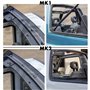 Masterforest Capote Bâche Bikini Military Khaki pour 4X4 Suzuki Santana Vitara MK1. Extérieur Vinyle/Intérieur Coton. Accessoire