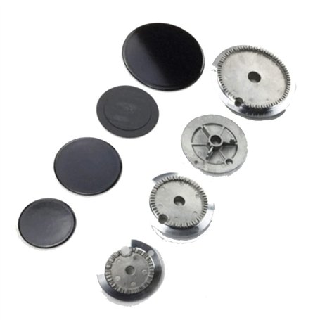 SOS Accessoire Kit 4 chapeaux et 4 brûleurs pour Plaque de cuisson ARTHUR MARTIN ELECTROLUX 3540003039