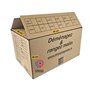 5 cartons livre 34x26x32 cm (28L)