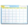 Bloc programme mensuel - planner A4 du mois pour travail