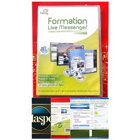 CD-Rom Formation Live Messenger - Cours Multimédia Interactif sur Windows XP/Vista - Apprentissage simple et rapide - En françai