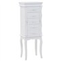 armoire à bijoux autoportante blanche