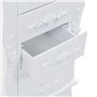 AUUIJKJF Articles de maison, armoire à bijoux autoportante blanche, meubles de costume