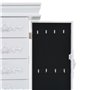 AUUIJKJF Articles de maison, armoire à bijoux autoportante blanche, meubles de costume