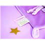 BABY NAT' - Doudou Lapin Lili cassis - BN0617 -Cassis