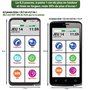 MOBIHO ESSENTIEL Mars 2025 désormais en 6,5p 64 giga Pack Le Smart Initial : Inclus : Interface Senior modifiable a volonté, Aid