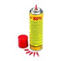 KEMPER - Chalumeau de cuisine professionnel + 2 recharges gaz - Micro torche à allumage piezo- débit de gaz réglable