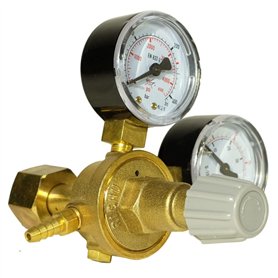 TECNOWELD - Réducteur de pression avec Manomètre 230 Bar pour gaz Argon /co2 Inerte Soudage MIG/MAG