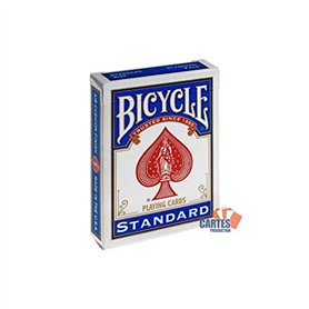 Jeu de 54 cartes Bicycle Bleu: Magie Blanc Recto-Verso