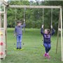 Kangui Balançoire extérieur pour Enfant réglable pour Aire de Jeux