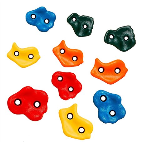 Kangui 10 Pierres à Grimper d'escalade pour Structures de Jeux - Fixations Non inclues
