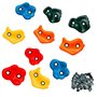 Kangui 10 Pierres à Grimper d'escalade pour Structures de Jeux - Fixations inclues