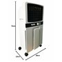 BREAKLING Rafraichisseur d'air humidificateur assainisseur d'air 3-en-1 - Repousse les moustiques et rafraichit efficacement la 