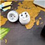 Adaptateur De Voyage France Vers Grande Bretagne GB / Angleterre / UK - Gamme Bulle- BB0165 - LTE Design - Leach Travel Europe