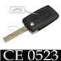 Jongo - Coque de Clé avec Lame Compatible avec Peugeot 407 et Citroën Jumpy 3 | CE0523 | Lame HU83 avec Rainure | Boitier Clef P