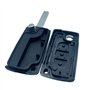 Jongo - Coque de Clé avec Lame Compatible avec Peugeot 407 et Citroën Jumpy 3 | CE0523 | Lame HU83 avec Rainure | Boitier Clef P