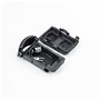 JONGO - Coque de Clé avec Lame Compatible avec Opel et Vauxhall Combo (2002-09), Corsa (2002-06), Meriva (2002-06) et Tigra (200