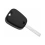 JONGO - Coque de Clé avec Lame Compatible avec Citroën C1, C2, C3, C3 Picasso, Peugeot 107 et Toyota Aygo | Boitier Clef Plip Vo