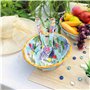 Les Jardins de la Comtesse - Saladier Profond en Mélamine Pure – Contour - Toucans de Rio – 3L / 25 cm – Multicolore - Service d