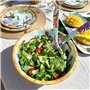 Les Jardins de la Comtesse - Saladier Profond en Mélamine Pure – Contour - Toucans de Rio – 3L / 25 cm – Multicolore - Service d