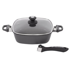 Schumann Professionnel SSE2302800 Moove Lot de 5 Pièces Sauteuse/Sautoir Revêtement/Fonte d'Aluminium Beige 28 x 28 x 8 cm