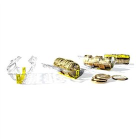 Monetique L100TC125 Lot de 3 Paquets de 100 étuis monnaie pour pièces 0