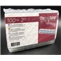 Monetique L100TC125 Lot de 3 Paquets de 100 étuis monnaie pour pièces 0,01/0,02/0,05 euro