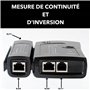Testeur RJ45 CAT5E à CAT8 - Testeur de Câbles Réseaux Ethernet - Blindage - Marque Française Garantie 5ans