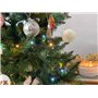 Guirlande Lumineuse Intérieure et Extérieure I 120 LED Blanc Chaud Blanc Froid I Longueur de 9,50m I Waterproof Indice IP44 I Te