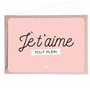 Manahia Carte d'Amour - Je t'aime tout plein - Livrée avec Enveloppe Kraft - Cadeau Amoureux