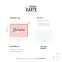 Manahia Carte d'Amour - Je t'aime tout plein - Livrée avec Enveloppe Kraft - Cadeau Amoureux, Mon Chéri - Saint Valentin - Carte