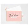 Manahia Carte d'Amour - Je t'aime tout plein - Livrée avec Enveloppe Kraft - Cadeau Amoureux, Mon Chéri - Saint Valentin - Carte