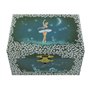Boîte à musique / boîte à bijoux musicale / coffret musical à bijoux en bois avec ballerine dansante, miroir et mécanisme musica