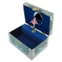 Boîte à musique / boîte à bijoux musicale / coffret musical à bijoux en bois avec ballerine dansante, miroir et mécanisme musica