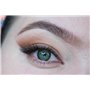 MYSALENS® Lentilles De Contact De Couleur Canna Roze Hidrocor Olive Vert très haute opacité Kit De Rangement Boitier Pince appli