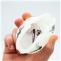 Cendrier phosphorescent Jeffriz lumineux en silicone souple incassable fluorescent rond fluo brille dans le noir